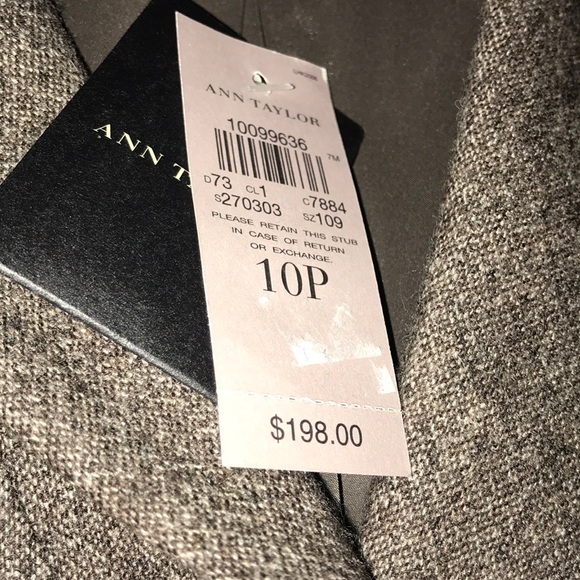Ann Taylor Blazer Wool NWT Size 10P - Picture 6 of 6